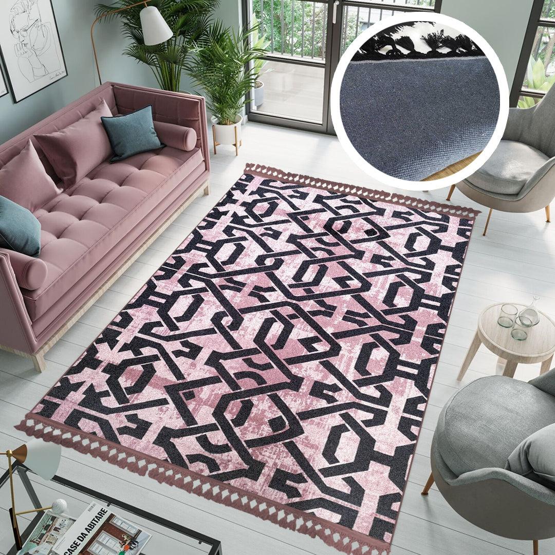 ARMONIA Tepih 160cm x 230cm sa resama Ornament roze