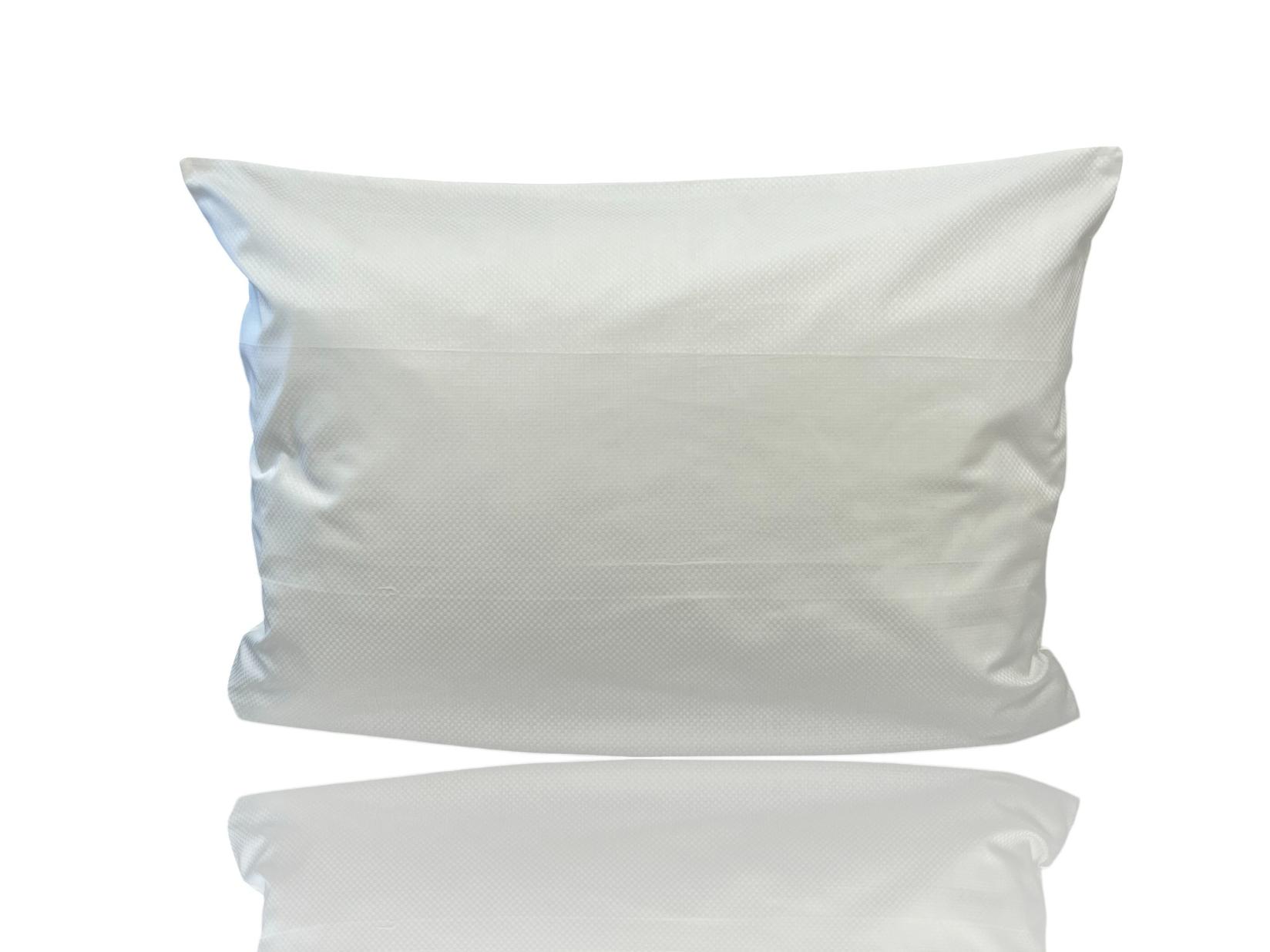 VIKTORIJA Jastučnica Saten 50x70cm Kockice, Bela