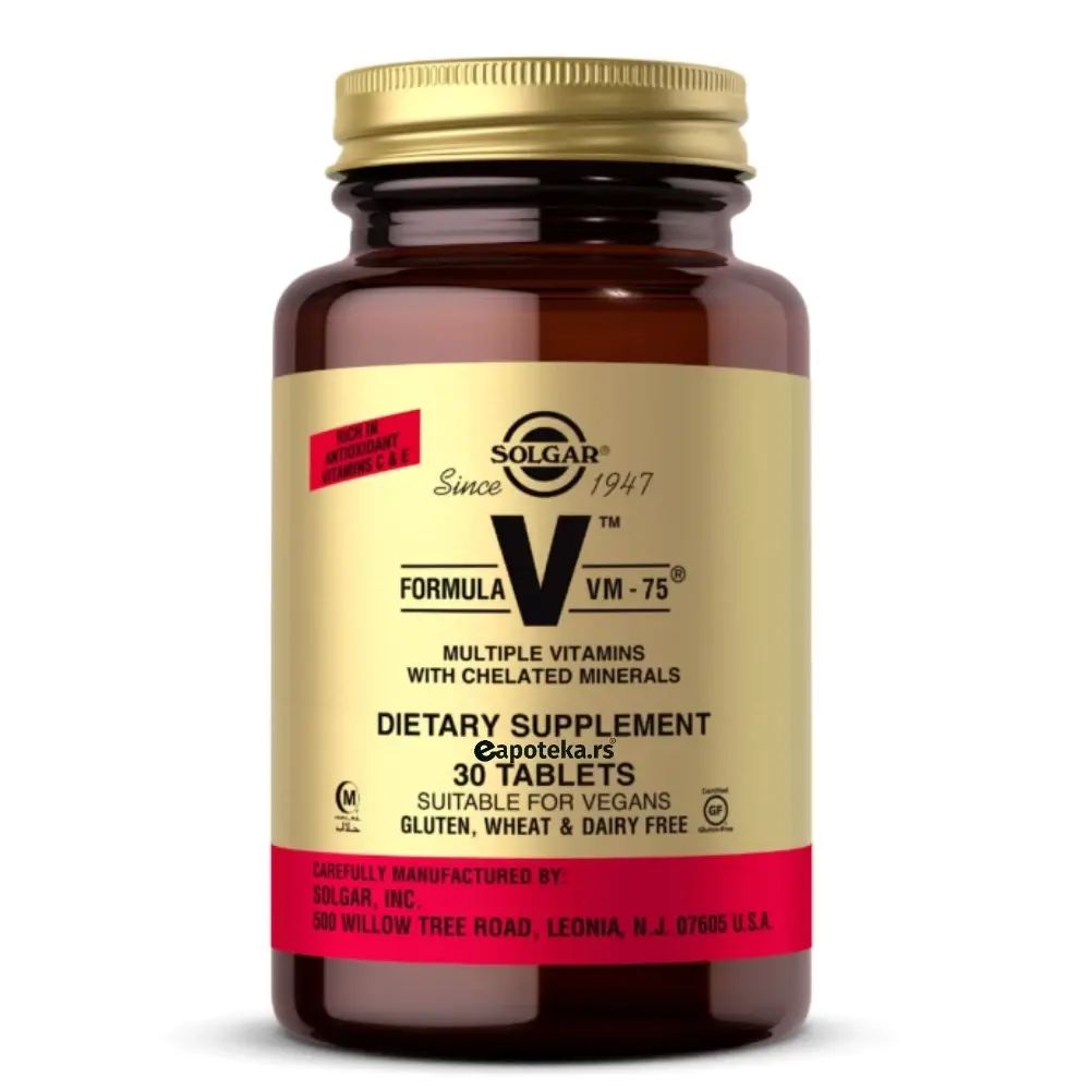 SOLGAR VM 75, 30 tableta