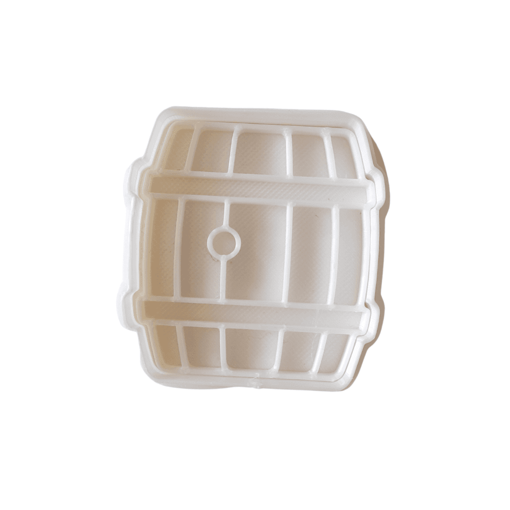 KREATIVNI SLATKIŠI Modla za kolače i ukrase Burence, 4 cm, Bela