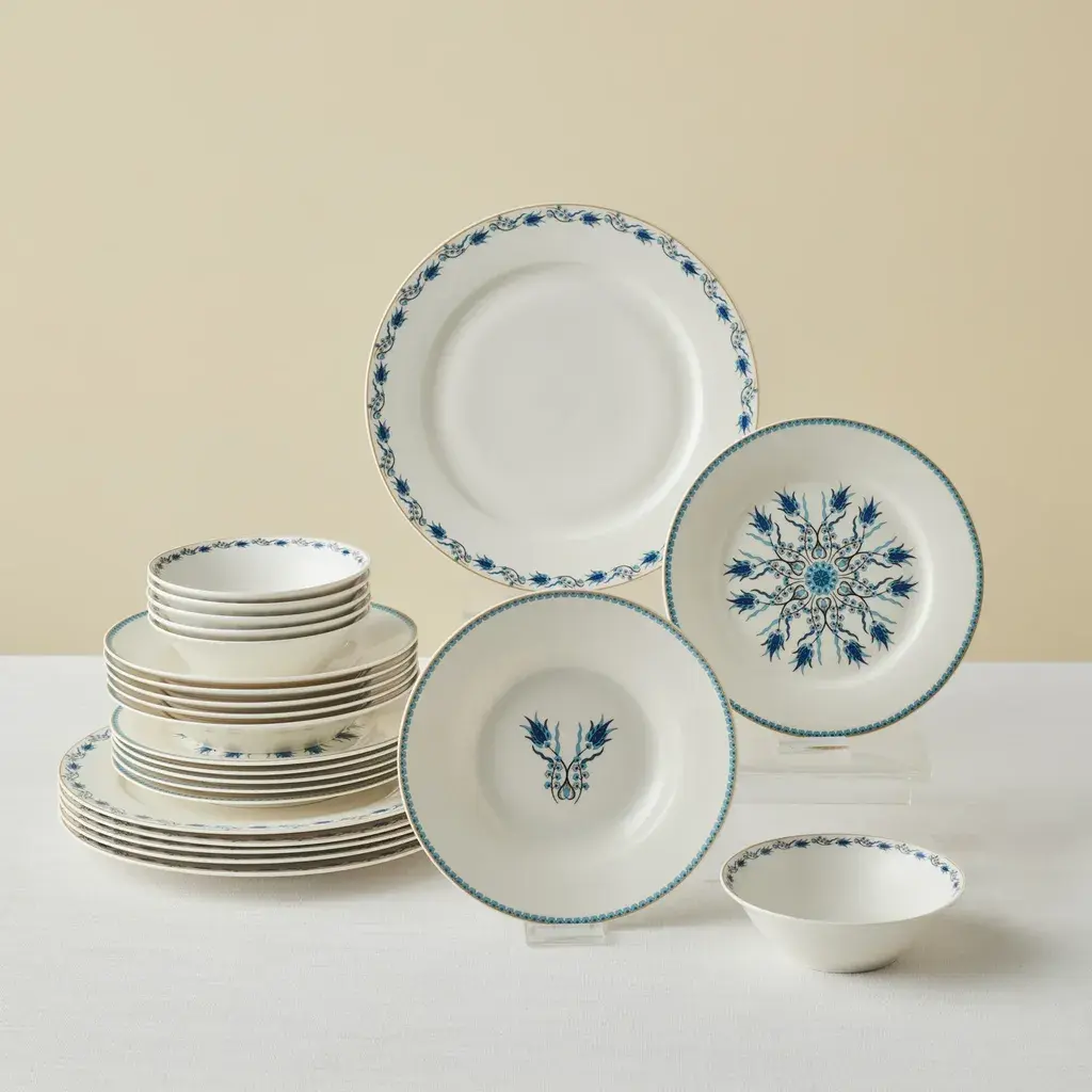 Karaca Set posuđa Forever Bone China Iznik, 24 dela