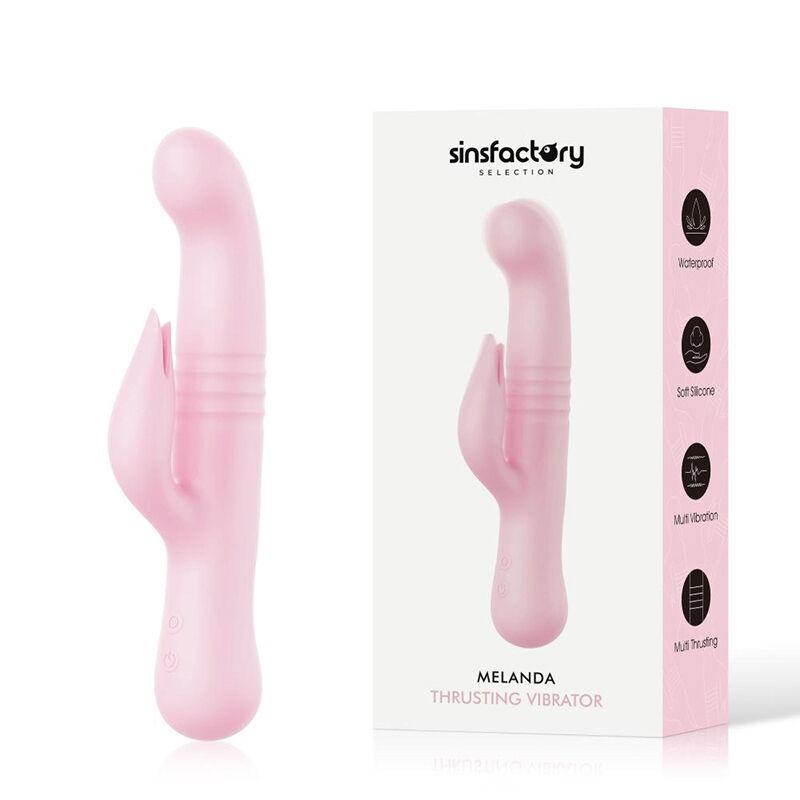 Vibrator sa pomeranjem Melanda, 23.9cm, Roze