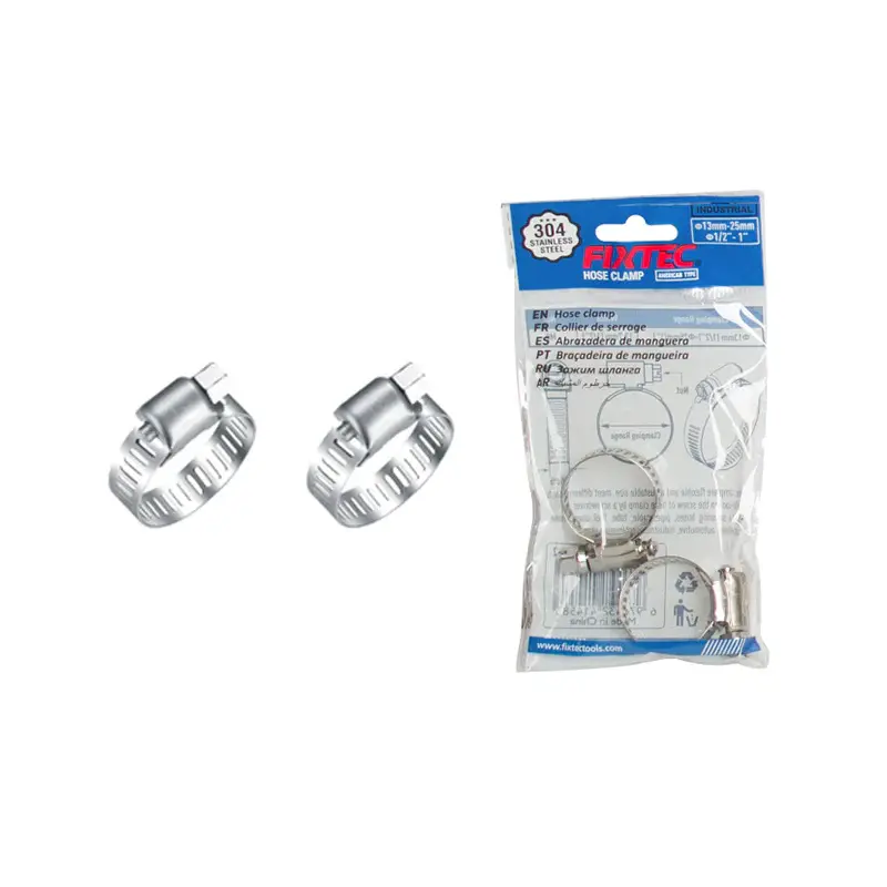 Fixtec Šelna za crevo 13-25mm, Od neđašćeg čelika, Prsten, 2 komada