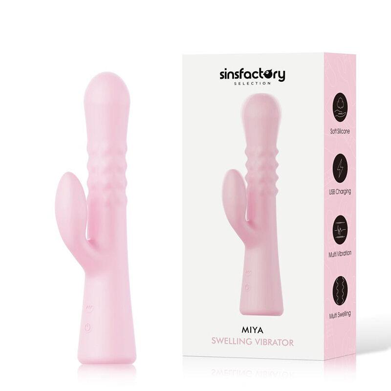 Vibrator sa pomeranjem Miya, 23.5cm, Roze