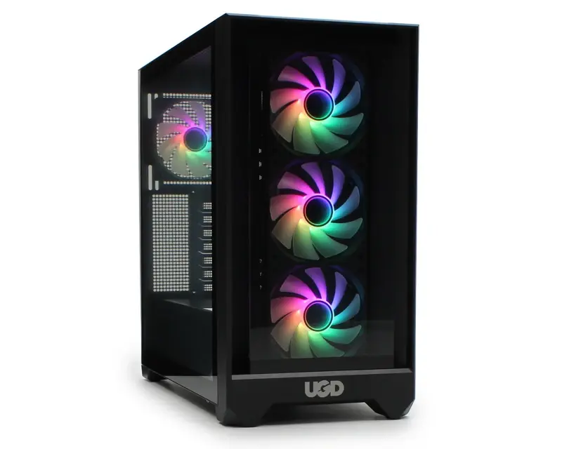 UGD Kućište, Ryzen 7 5800X 1TB M.2 16GB DDR4 RX 7800 XT 16GB Titan 2314, Crno