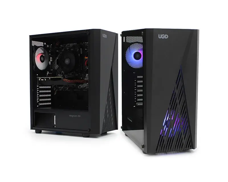 UGD Kućište, AMD Ryzen 7 5800X DDR4 16GB M.2 1TB RX6750XT 12GB 800W Magnum, Crno