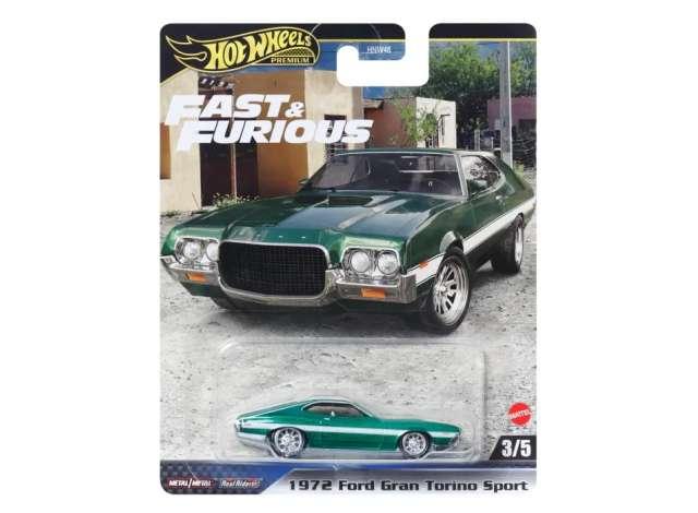 Hot Wheels Igračka autić 1972 Ford Gran Torino, Zeleni