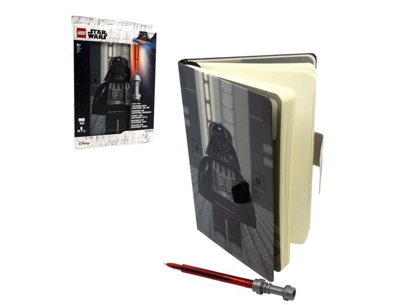 Lego Dnevnik Dart Vejder sa gel olovkom u obliku svetlosne sablje Star Wars