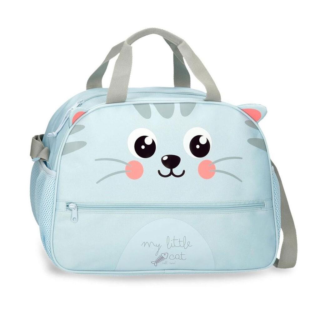 Torba za putovanje na rolne Moјa mala mačka 4993242, 40 cm, siva