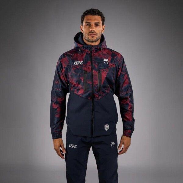 Venum Muški gornji deo trenerke UFC Zenith Authentic Fight Week, Bordo-crni