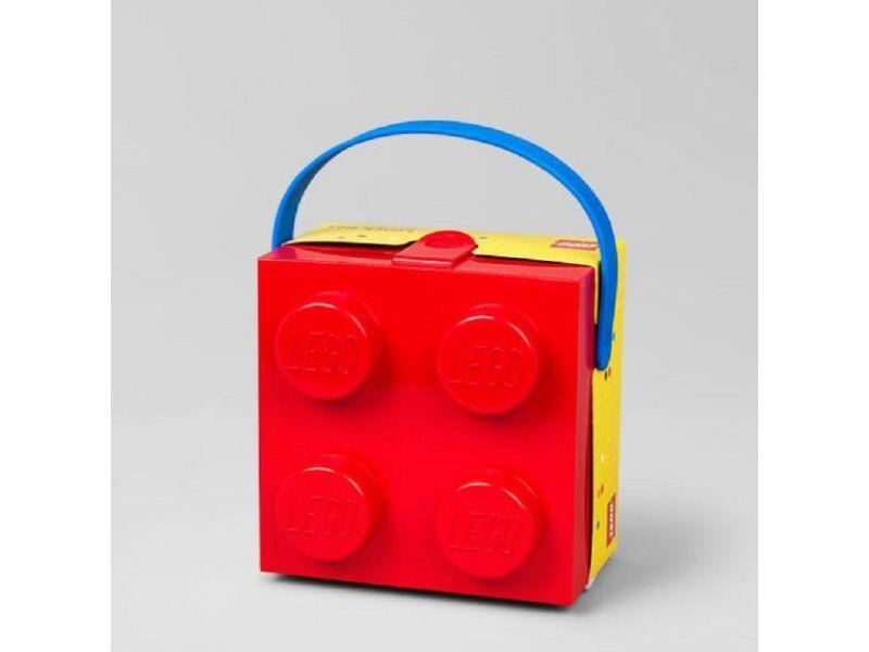 Lego Igračka Kutija za užinu sa ručkom, Crvena