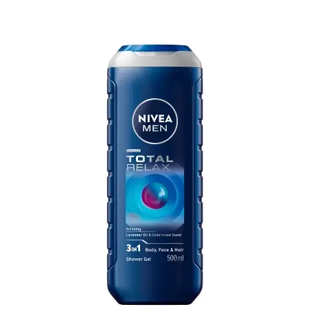Nivea Muški gel za tuširanje Men Total Relax 98652, 500 ml