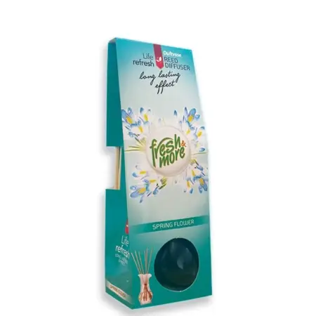 Fresh&More Osveživač prostora sa štapićima Spring Flower, 35 ml