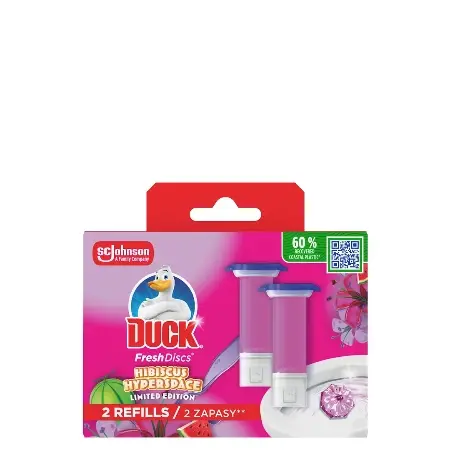 Duck WC Fresh Disc dopuna Hibiscus Hyperspace 60070619, 2 x 36 ml