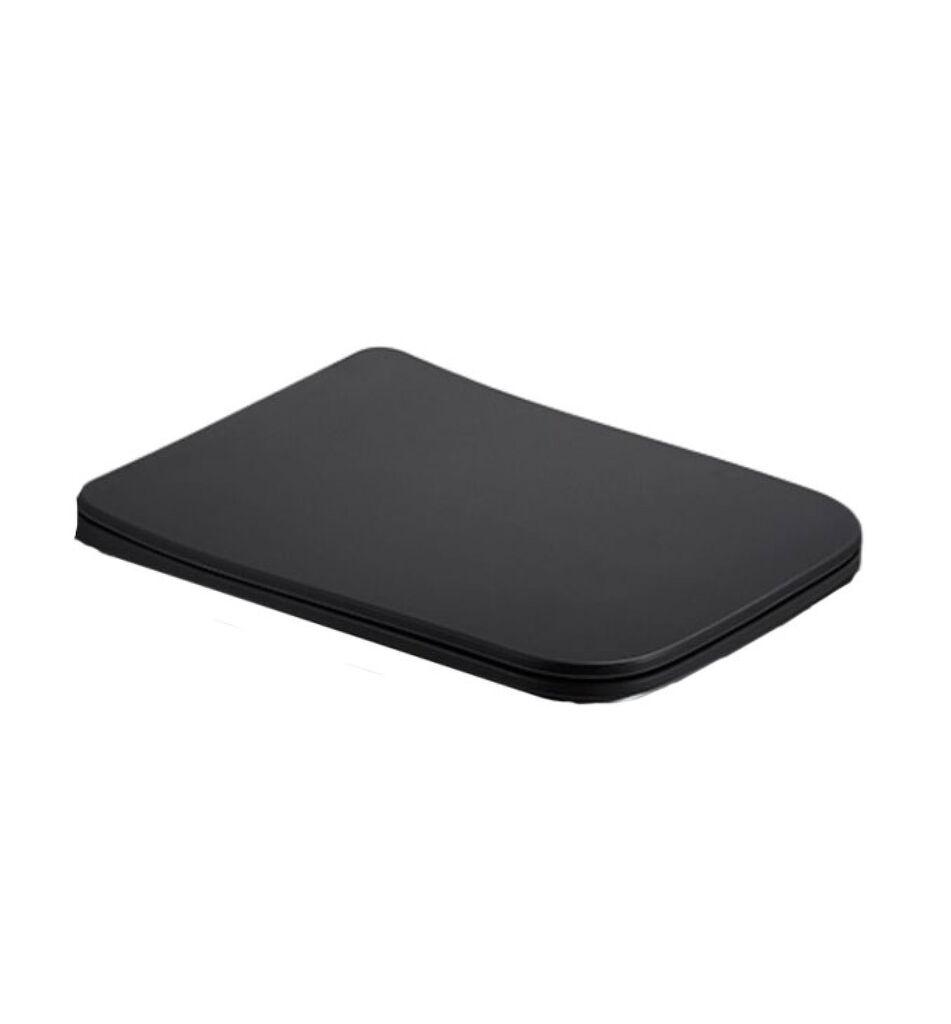 Minotti WC daska Piano, Soft close, Crna