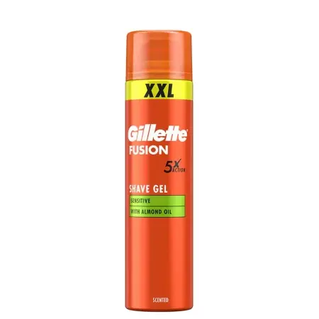 Gillette Gel za brijanje Fusion Sensitive, 240 ml