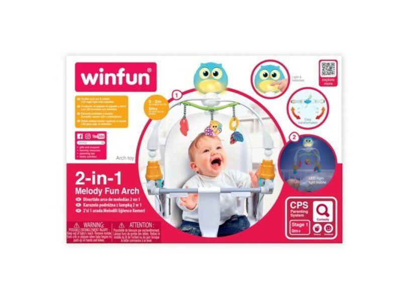 Win Fun Muzička baby igračka Muzički luk za kolica ili krevetac LED