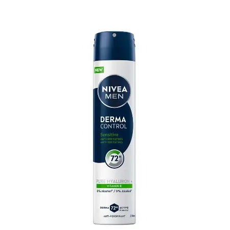 Nivea Muški dezodorans Derma Control Sensitive 82981, 200ml