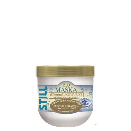 Still Bio maska za kosu D-Pantenol i Hijaluron, 500 ml