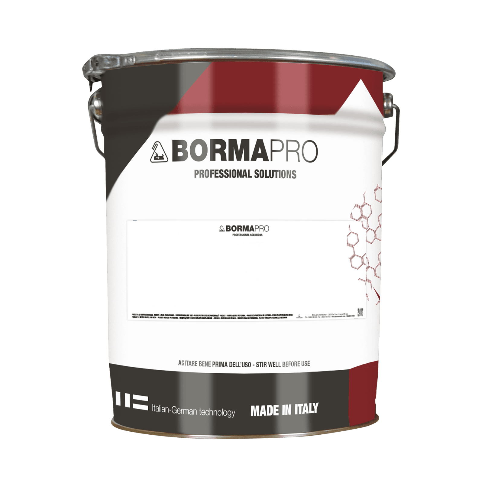 Borma Wachs Poliuretanski podloga Borna Pro, 20 kg, Crna