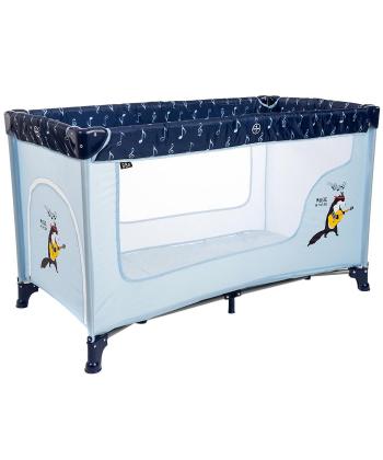 BBO Prenosivi krevetac Dream&Play, 1 nivo, Plavi