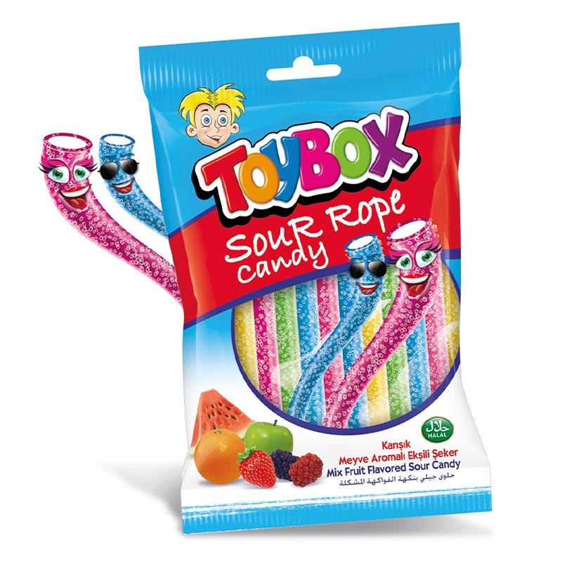 Toy Box Gumene bombone Sour Rope, 80g