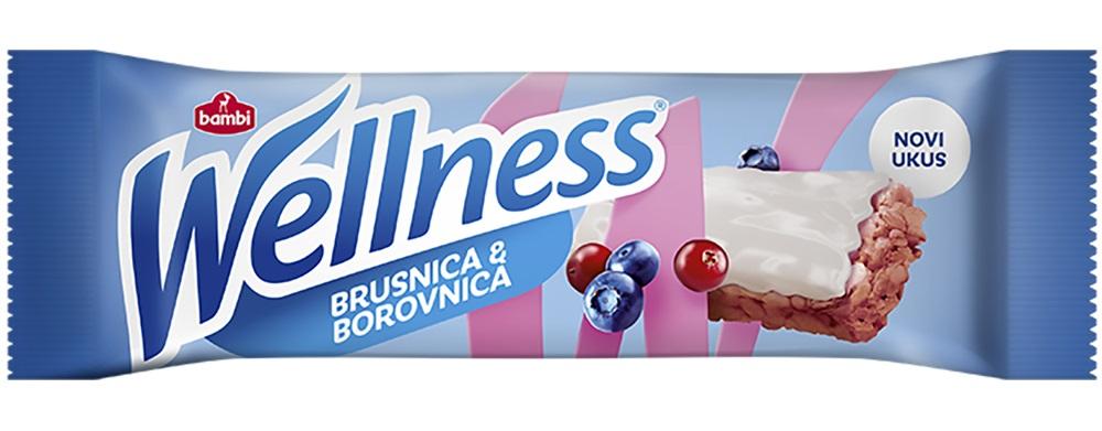 Wellness Čokoladica, Brusnica&Borovnca, 23g