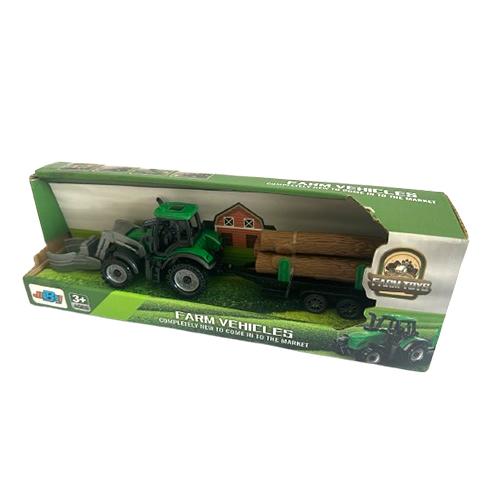 Igračka za decu Traktor sa prikolicom No 5279-93, Zeleni