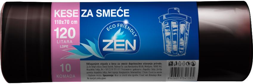 Zen Kese za smeće, 120 l, 10 komada