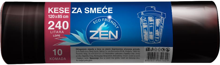 Zen Kese za smeće, 240 l, 10 komada
