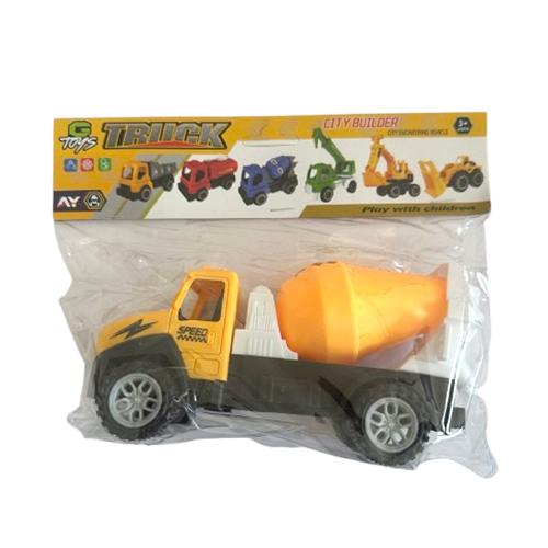 Igraška za dečake Kamion sa mešalicom Builder, Žuti