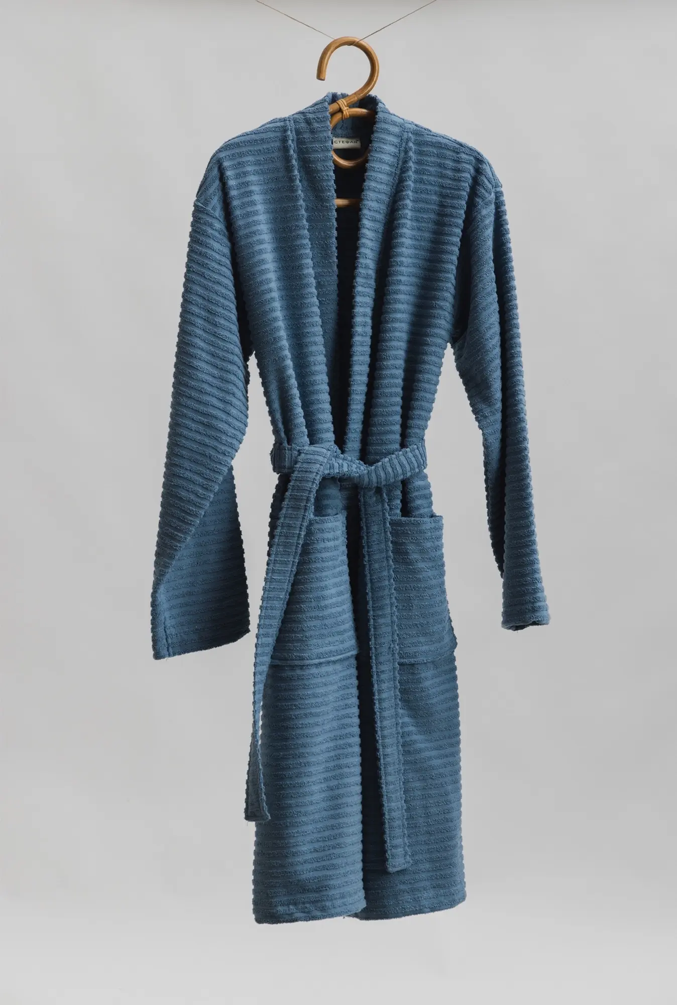 Stefan Ženski bademantil Linea, Plavi