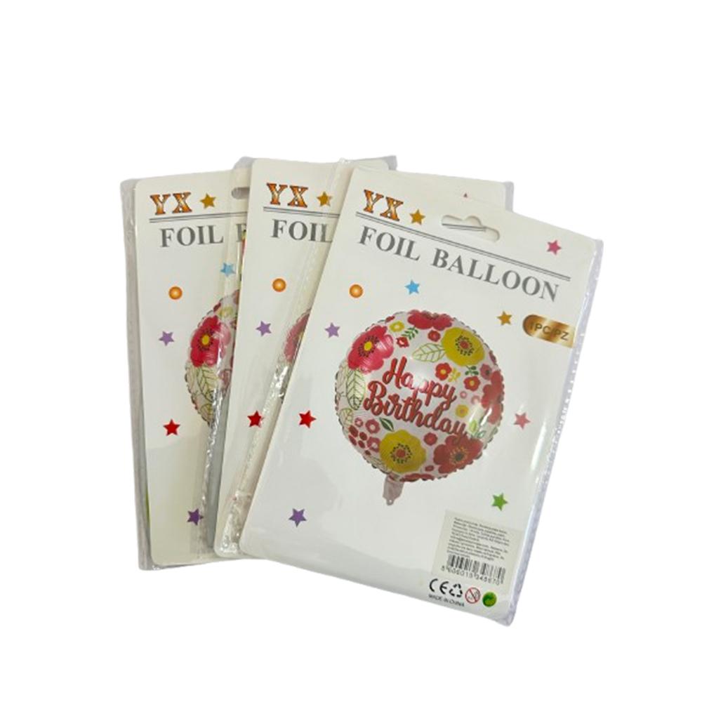 Gumeni baloni Party, Aluminijum, 45cm, 1 komad