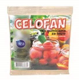 Fresh Celofan sa gumicama za tegle
