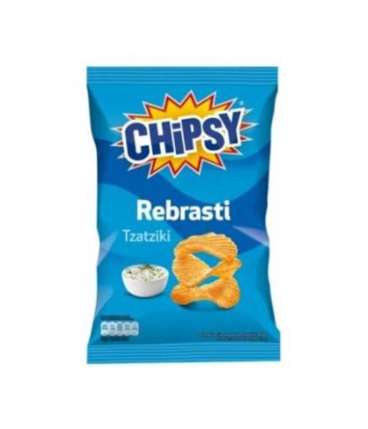 Chipsy Rebrasti čips, Tzatziki, 25g