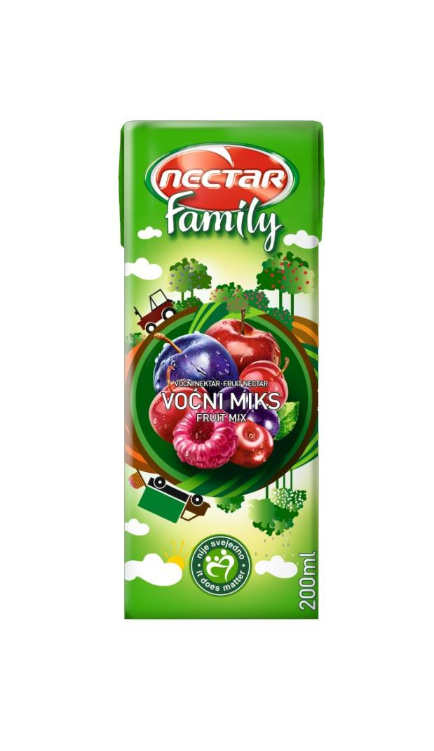 Nectar Negazirani sok Family, Voćni miks, 200ml