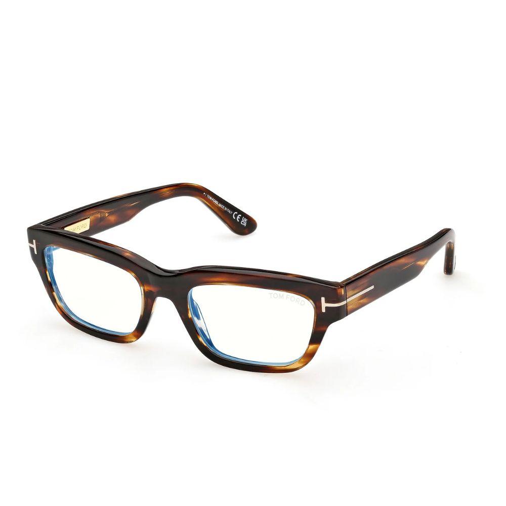 Tom Ford Blue Block Muški okvir za dioptrijske naočare 0FT6045-B 152, Smeđi