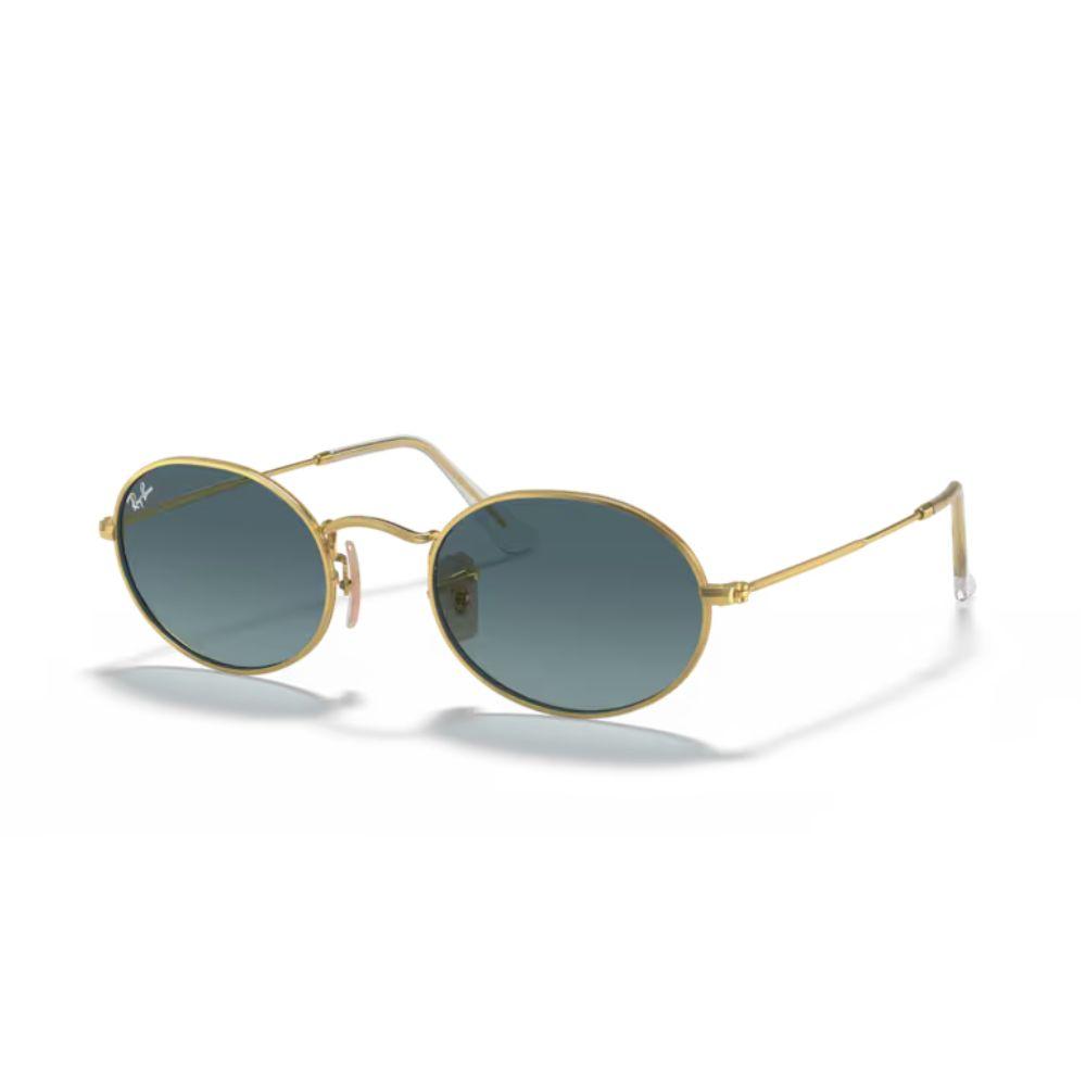 Ray-Ban Sunčane naočare 0RB3547 001/3M, Ovalne, Zlatne