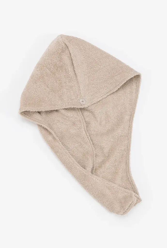 Stefan Turban za kosu, 26x64 cm, Bež
