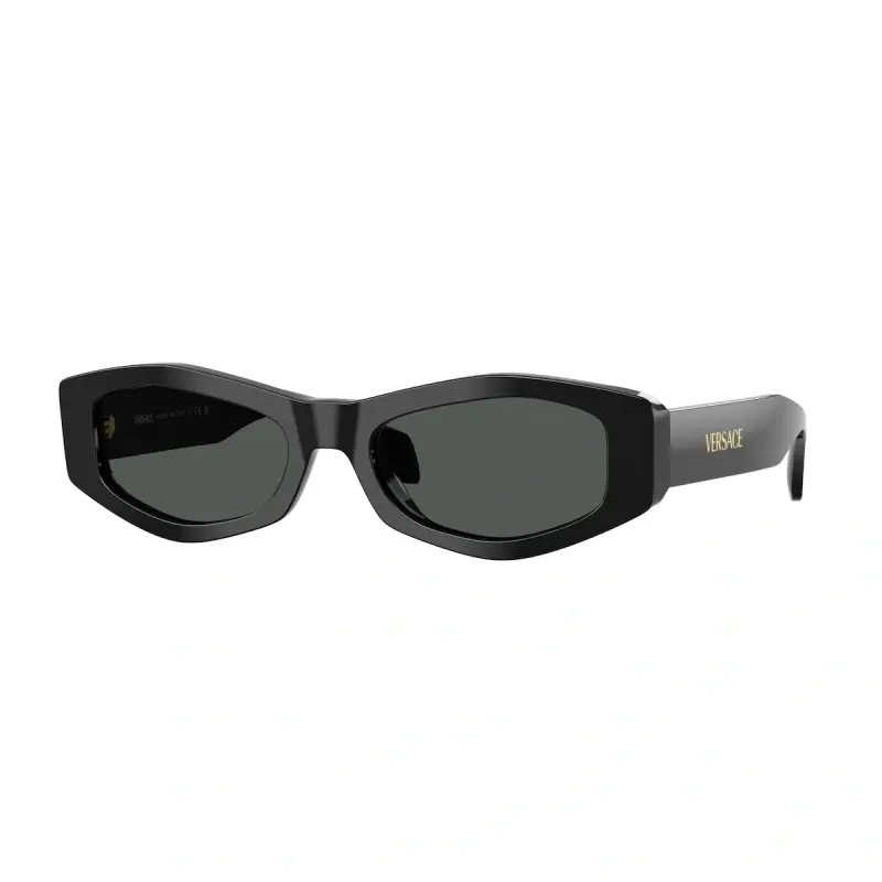 Versace Ženske naočare za sunce 0VE4487 GB187, Četvrtaste, Crne