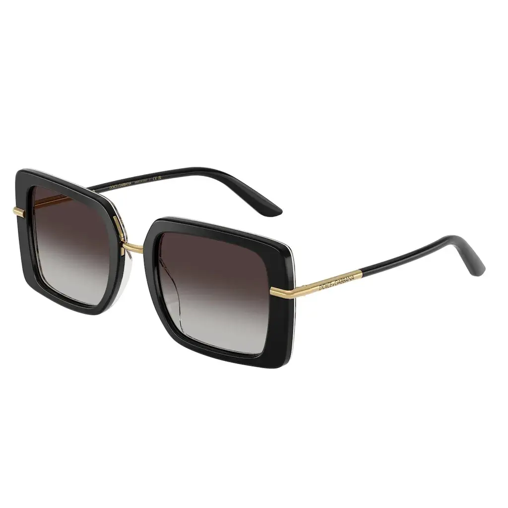 Dolce&Gabbana Ženske naočare za sunce, Četvrtaste, Crne