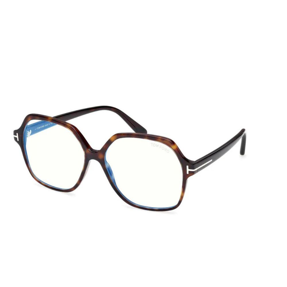 Tom Ford Blue Block Ženski okvir za dioptrijske naočare 0FT6062-B 5257, Smeđi