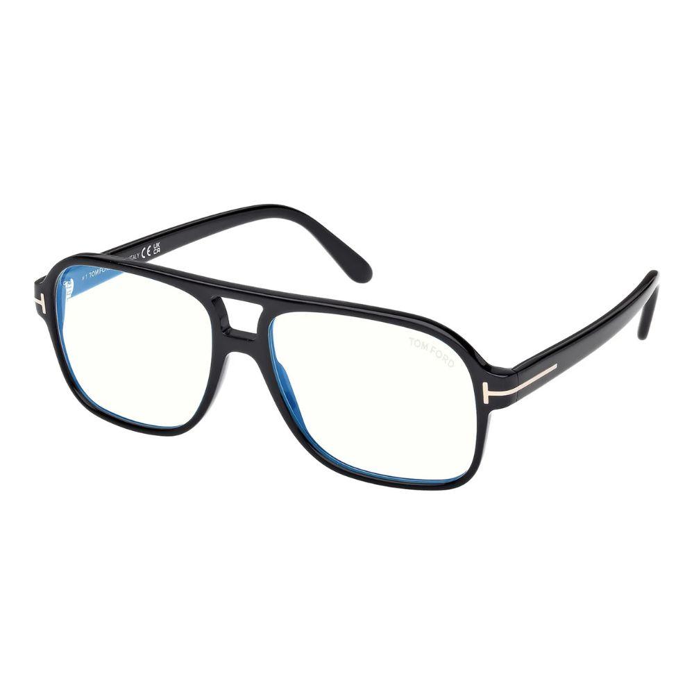 Tom Ford Blue Block Muški okvir za dioptrijske naočare 0FT6058-B 158, Crni