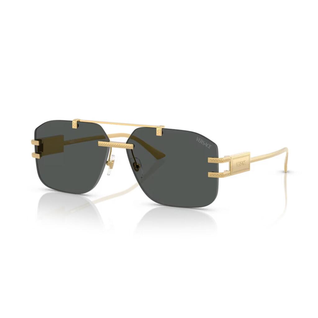 Versace Muške naočare za sunce 0VE2275 100287, Četvrtaste, Zlatne