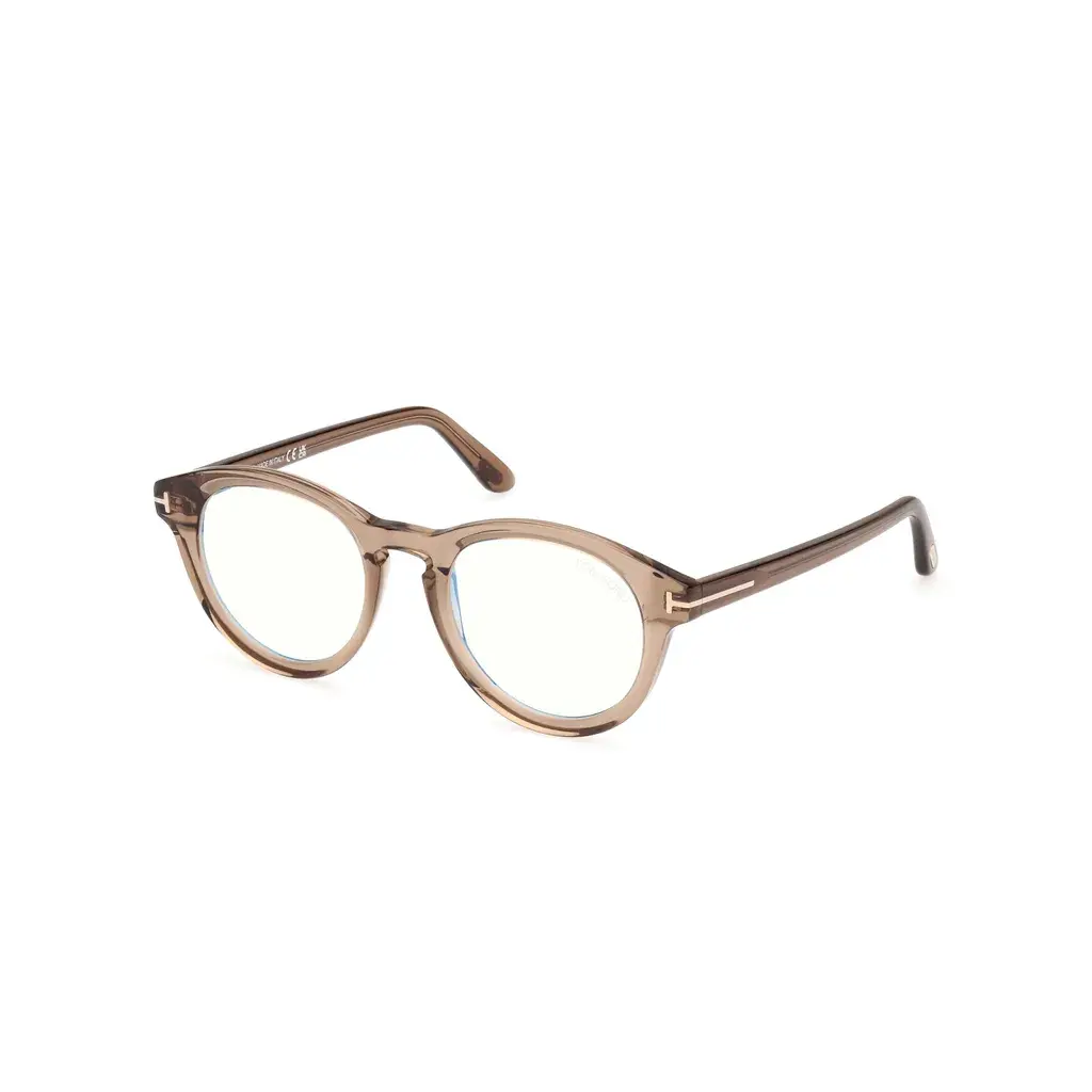Tom Ford Ženski okvir za dioptrijske naočare Blue Block 0FT5940-B 4849, Smeđi