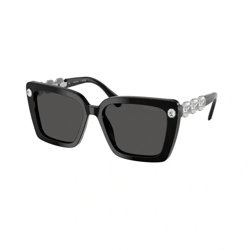 Swarovski Ženske naočare za sunce 0SK6032 100187, Četvrtaste, Crne