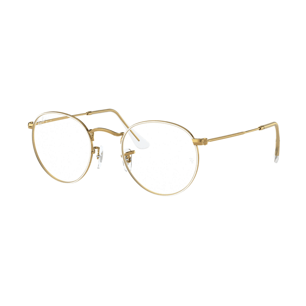 Ray-Ban Ženski okvir za dioptrijske naočare Round 0RX3447V 3104, Zlatni