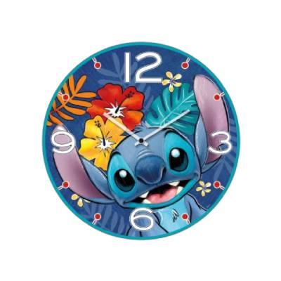 Egan Italy Zidni sat Lilo and Stitch, 35 cm, Plavi