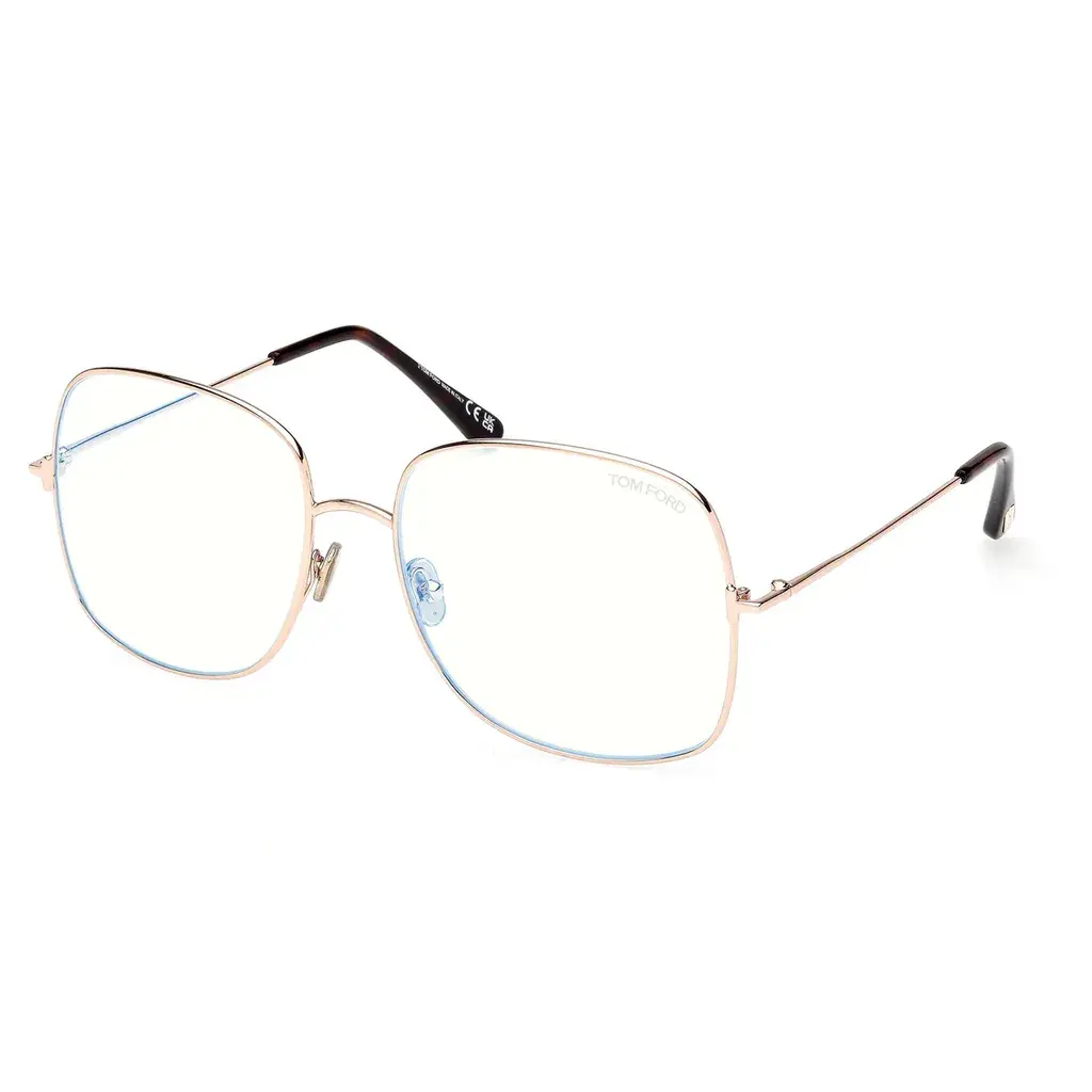 Tom Ford Blue Block Ženski okvir za dioptrijske naočare 0FT6048-B 2859, Srebrni