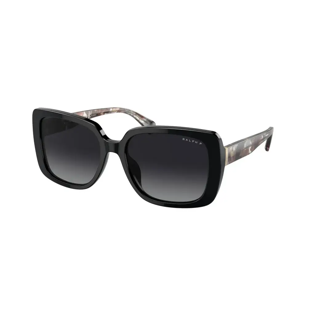 Ralph Ženske naočare za sunce 0RA5298U 5001T3, Polarizovane, Četvrtaste, Crne